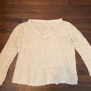 Brandy Melville cream knit sweater